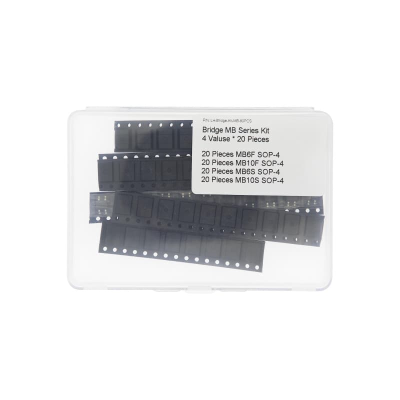 Kit de Diodes Redresseurs SMD - 80 Pièces MB6F, MB10F, MB6S, MB10S