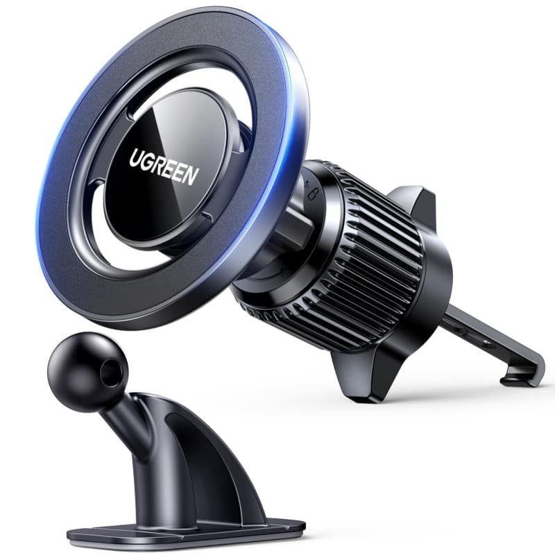 Support Téléphone Voiture Magnétique UGREEN 2 en 1 pour MagSafe
