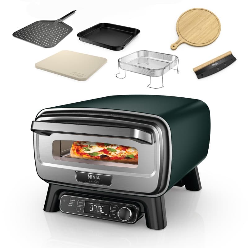 Ninja Artisan Four à Pizza et Friteuse Électrique 4 en 1 - Vert