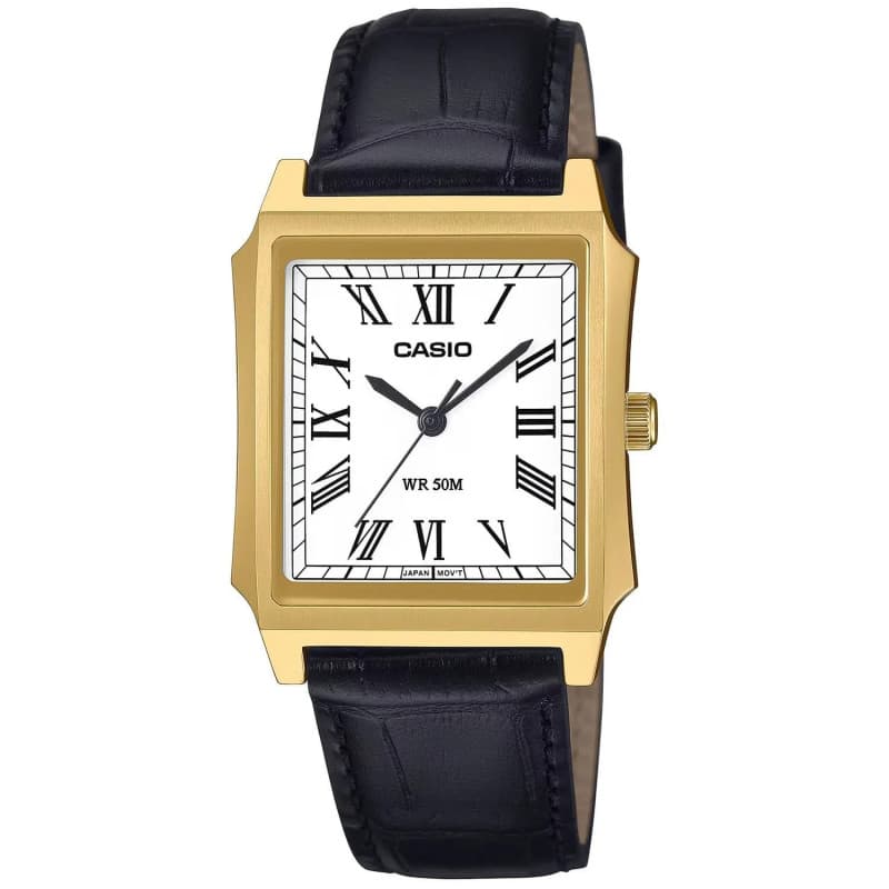 Montre Casio Élégante 05 Collection - Noir et Blanc, Résistante à l'Eau
