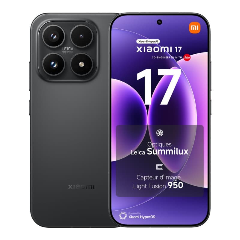 Xiaomi 17 Smartphone 12 Go RAM 256 Go - Optique Leica - Bleu