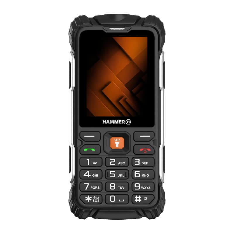 Téléphone Portable Hammer H Power Plus - Résistant, Écran 2,8 Pouces, 32 Go, IP68