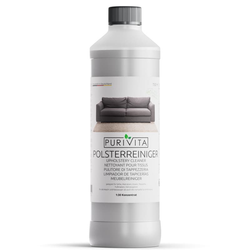 Purivita Nettoyant Tissus d'Ameublement 750ML - Détachant pour Canapés et Tapis