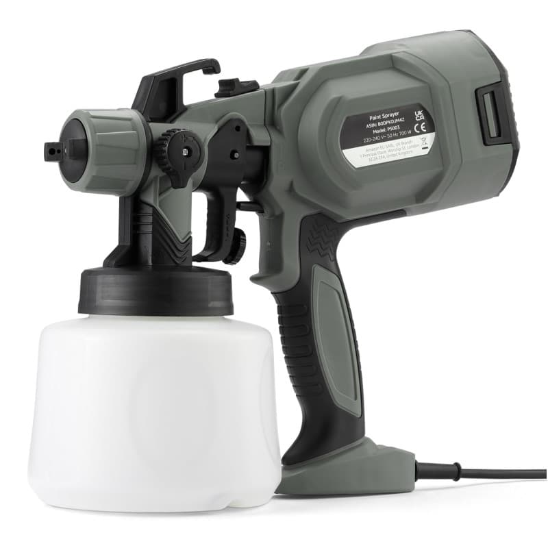 Pistolet Pulvérisateur Électrique Amazon Basics 700W avec Réservoir de 1,2L