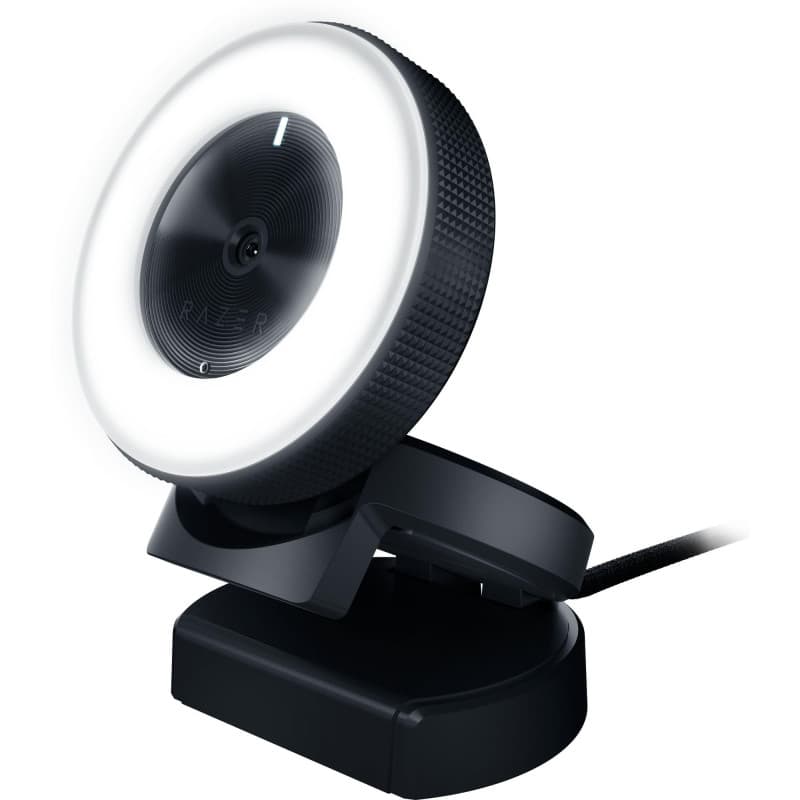 Razer Kiyo - Webcam de Streaming avec Éclairage Circulaire HD 720p/1080p