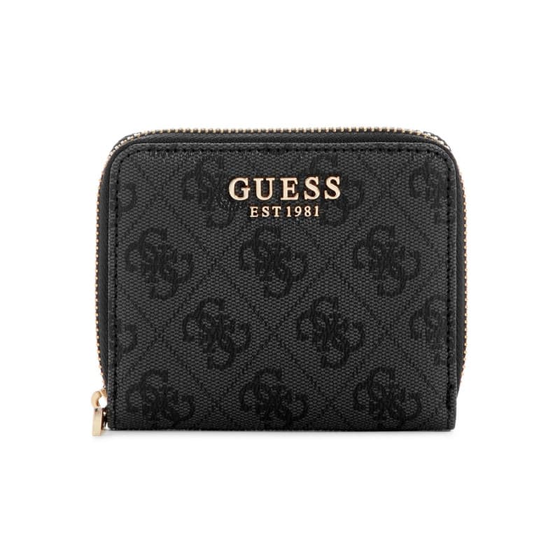 Porte-monnaie GUESS Laurel II en cuir gaufré avec fermeture éclair