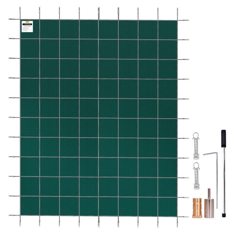 Couverture de Piscine VEVOR 5,5 x 11,6 m en Polypropylène Vert