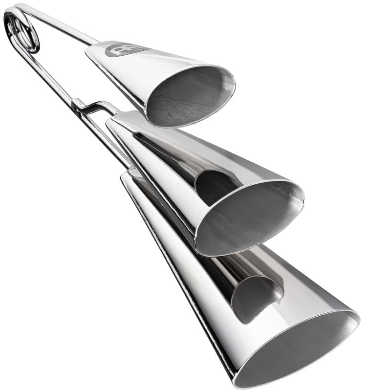 Cloche Agogo Triple Meinl Percussion pour Samba et Musique Latine