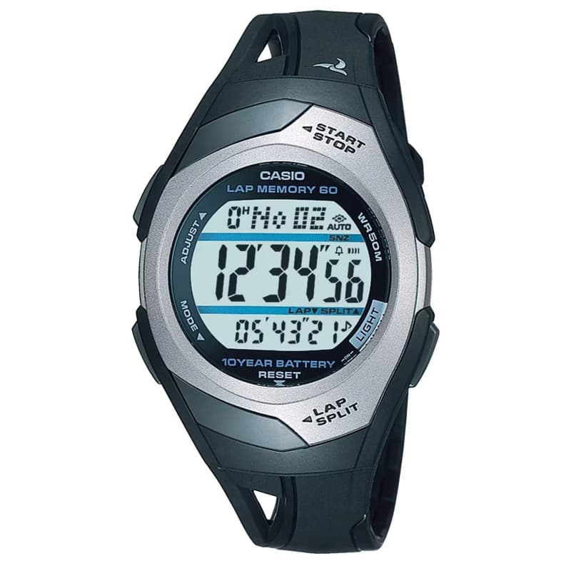 Montre Casio Femme STR-300C-1VEF avec Alarme et Chronographe