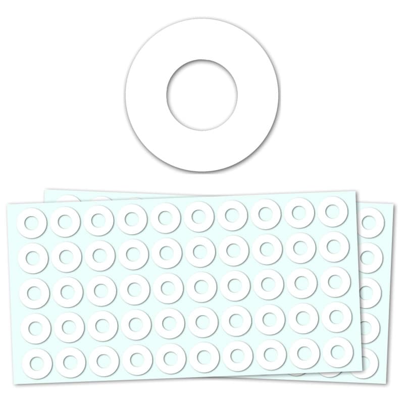 2000 Oeillets Étiquettes Autocollants Ronds Blancs pour Classeur