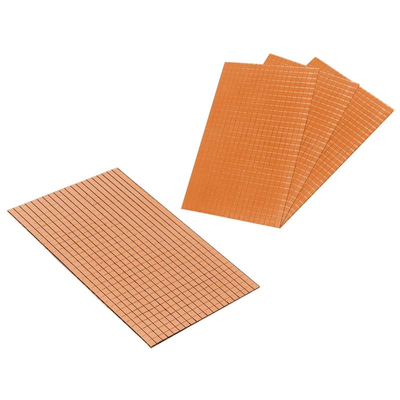 Autocollants Mosaïque Miroir Orange - 12000 Carreaux 5x5mm pour Décoration