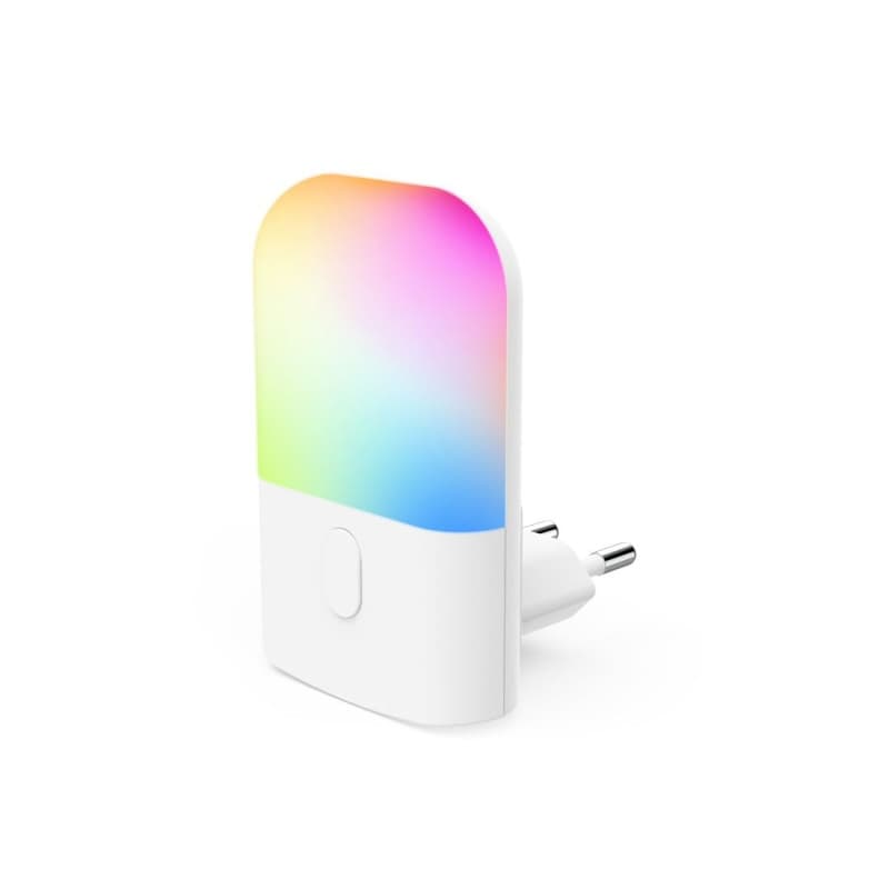 Veilleuse LED Hama Color avec Capteur Crépusculaire - Lampe de Nuit Multicolore