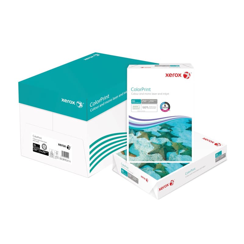Papier Xerox ColorPrint A4 250 g/m² - Idéal pour Impression Couleur et Noir & Blanc