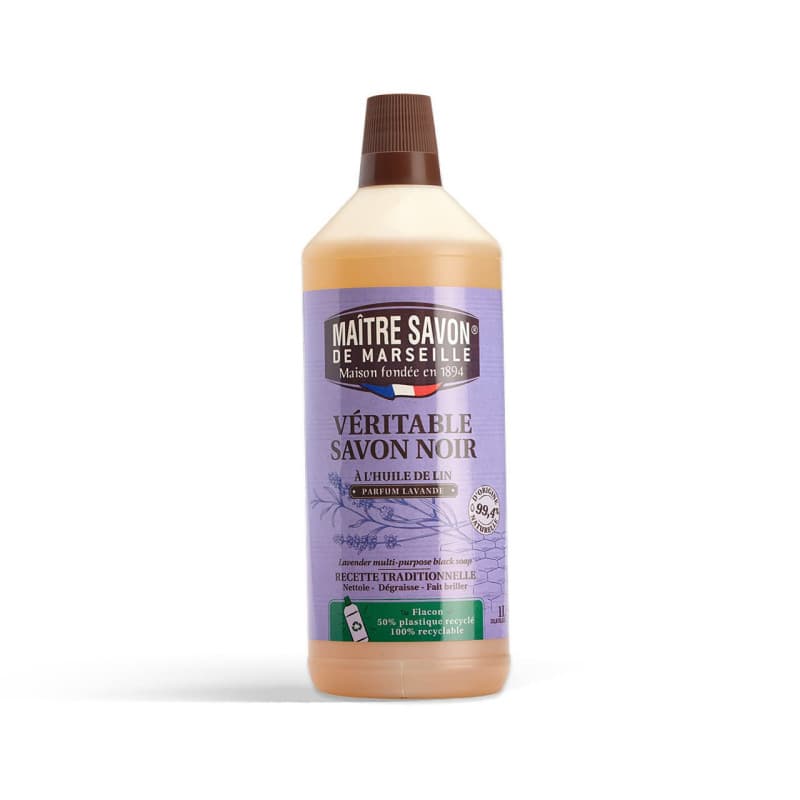 Savon Noir Liquide à la Lavande - 1L de Maitre Savon de Marseille