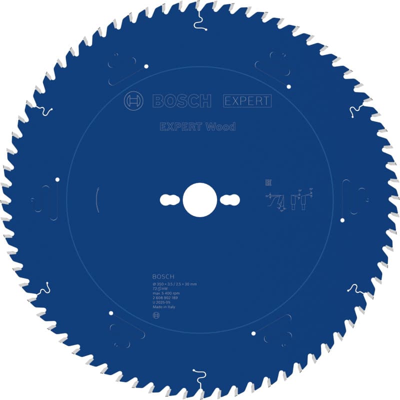 Lame de Scie Circulaire Bosch EXPERT Wood 350mm pour Bois