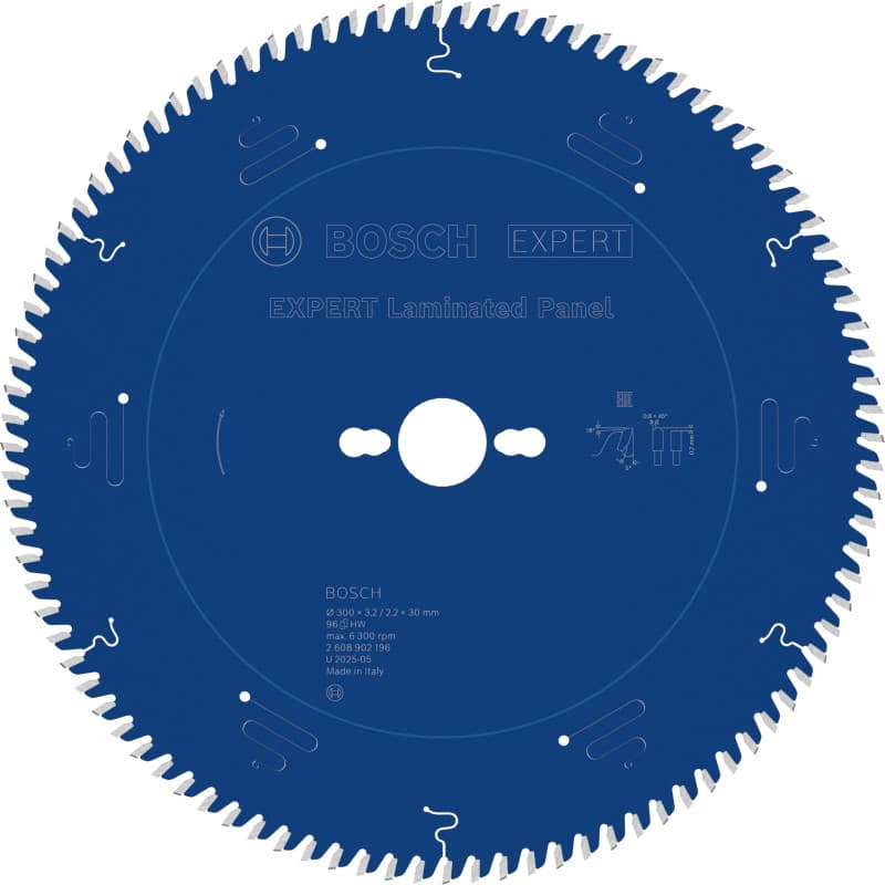 Lame de Scie Circulaire Bosch EXPERT pour Panneaux Stratifiés 300 mm