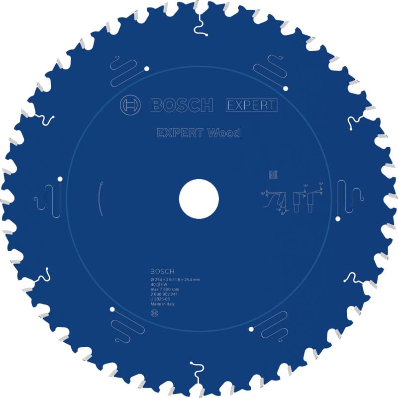 Lame de Scie Circulaire Bosch EXPERT Wood pour Scies Stationnaires - Précision et Durabilité