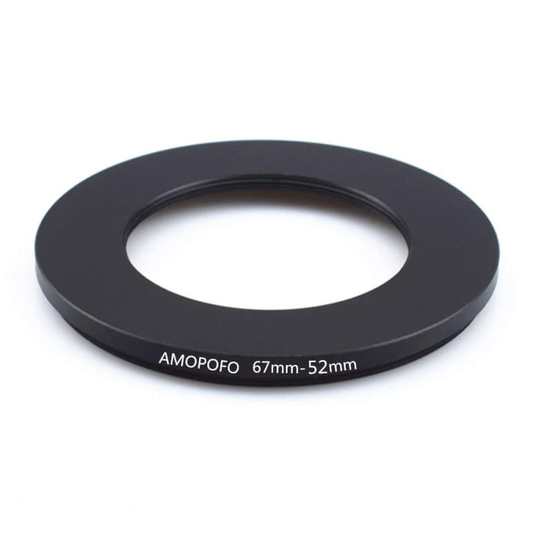 Bague d'adaptation 67 mm à 52 mm pour filtres d'appareil photo