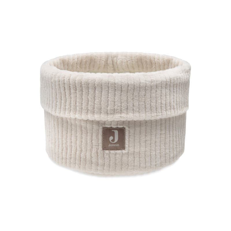Panier de Rangement Cloudy Rib Oatmeal pour Table à Langer