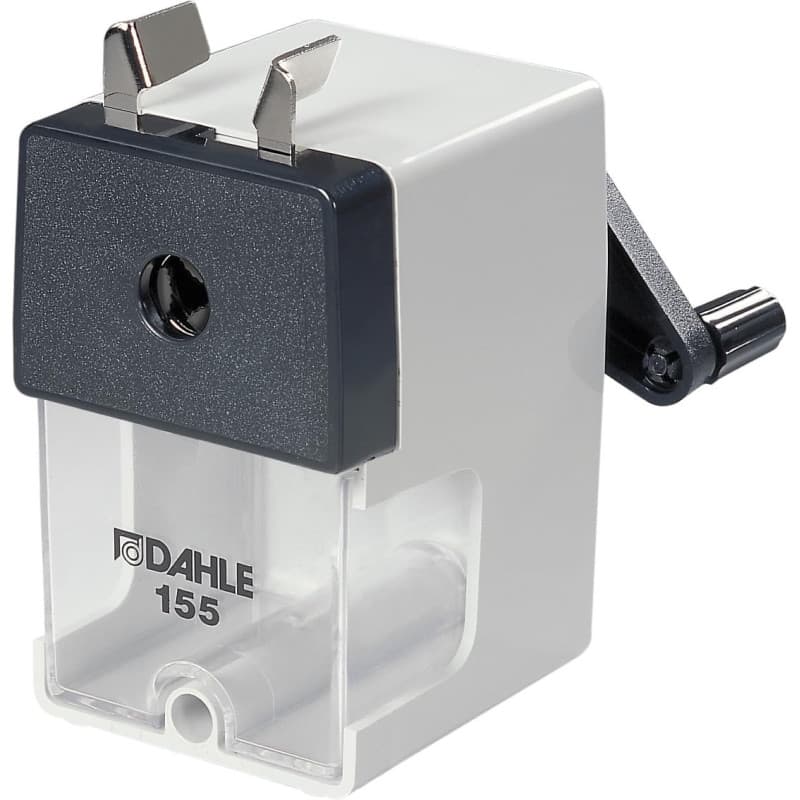 Taille-crayon manuel Dahle 155 - Noir et Blanc, Pratique et Portable
