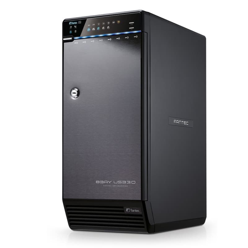 Boîtier RAID Fantec QB-X8US3R pour 8 Disques Durs SATA 3.5" - USB 3.0 et eSATA