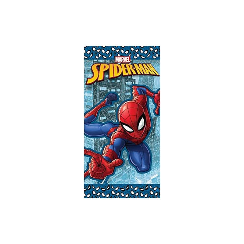 Drap de Plage Spider-Man en Coton - Idéal pour les Fans de Marvel