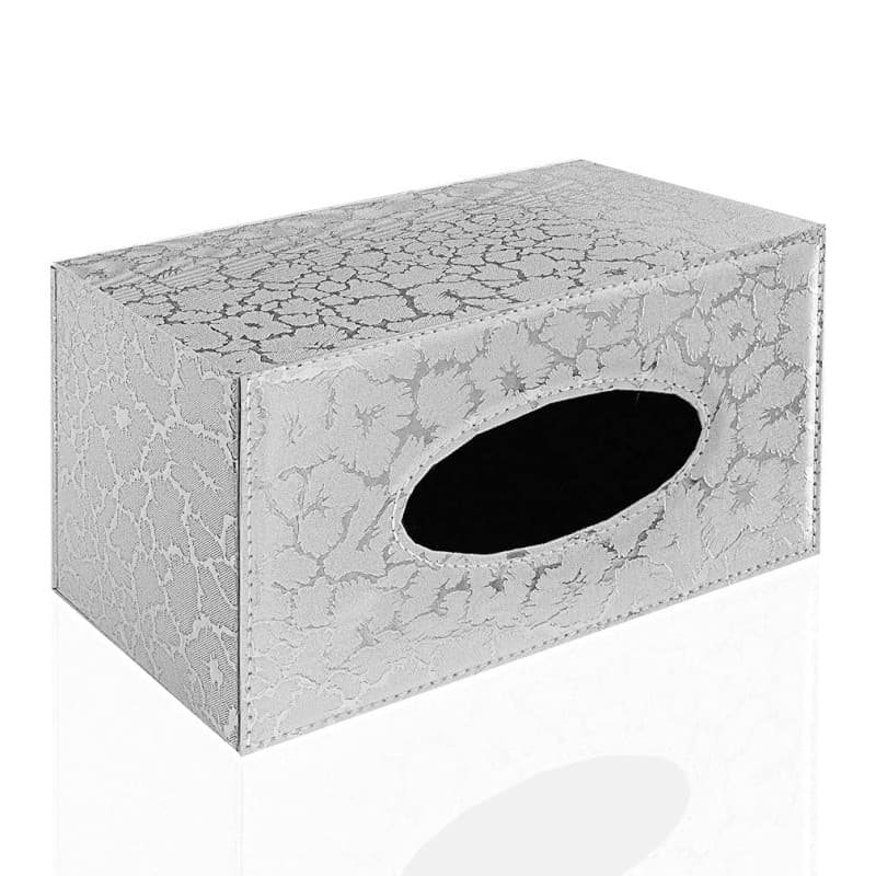 Boîte à mouchoirs en cuir PU élégante pour maison et bureau - LLRY