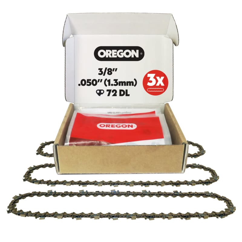 Oregon Lot de 3 Chaînes de Tronçonneuse 3/8" pour Guide de 50 cm - Compatible Stihl et Plus