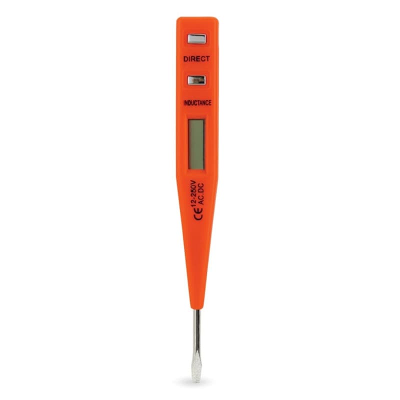 Testeur de Tension Électronique LCD 12-250V - Outil Précis pour Électriciens