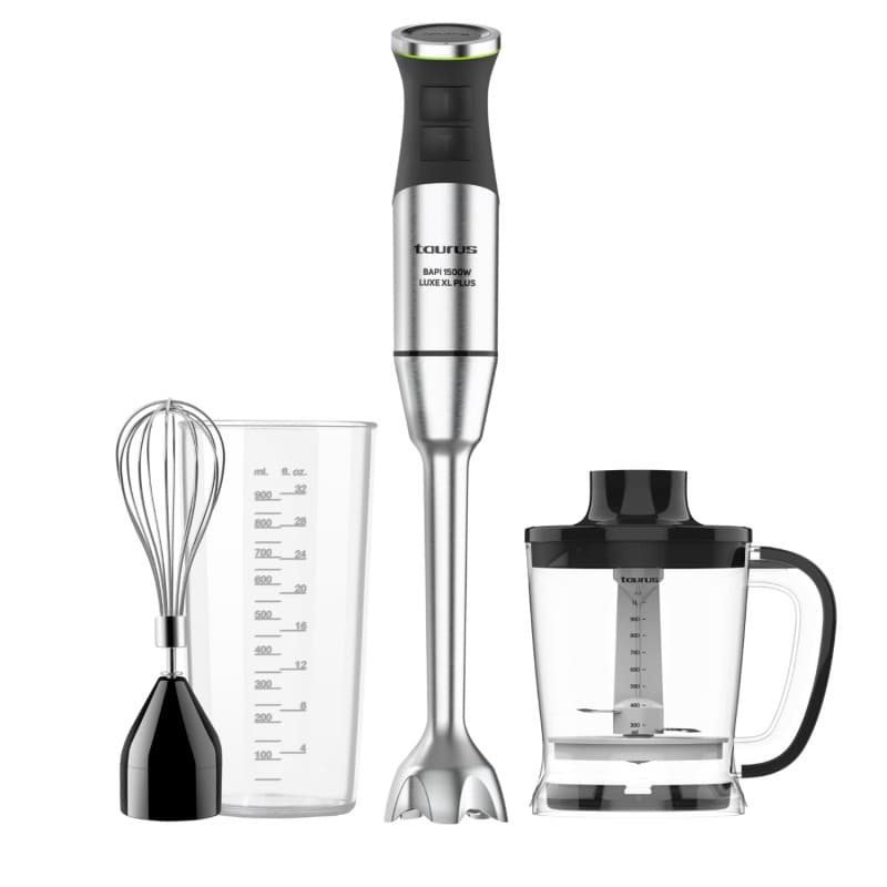 Mixeur Plongeant XXL Taurus 1500W avec Accessoires et Turbo