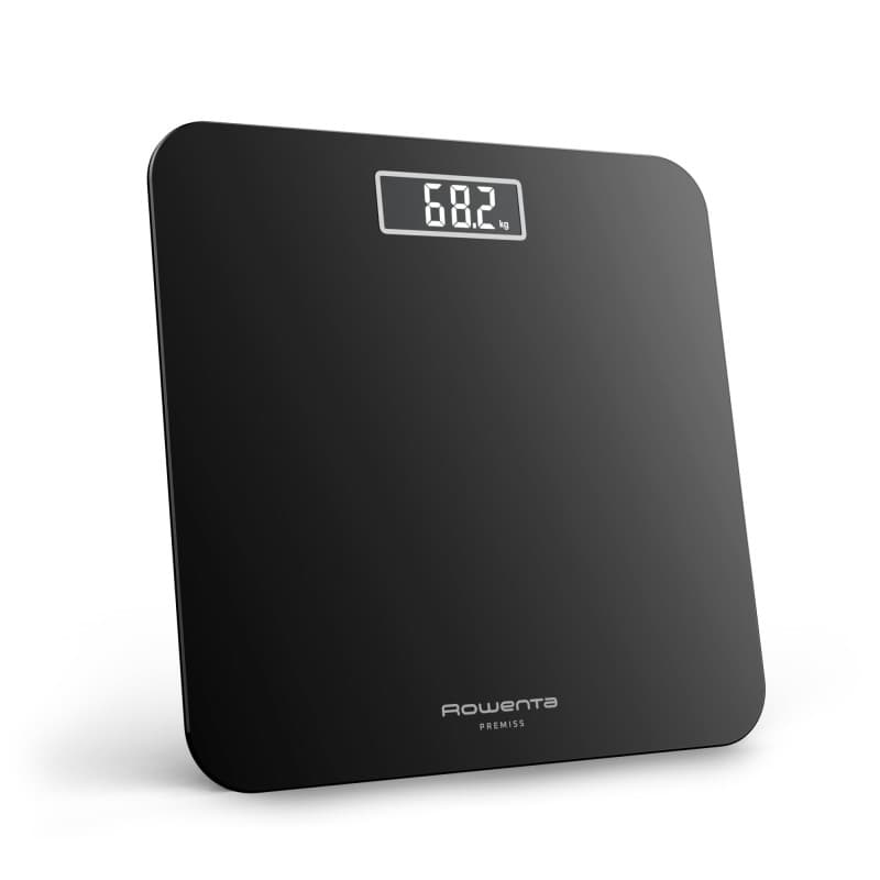 Pèse-personne Rowenta Premiss 2.0 avec Écran LCD - Capacité 160 kg, Noir