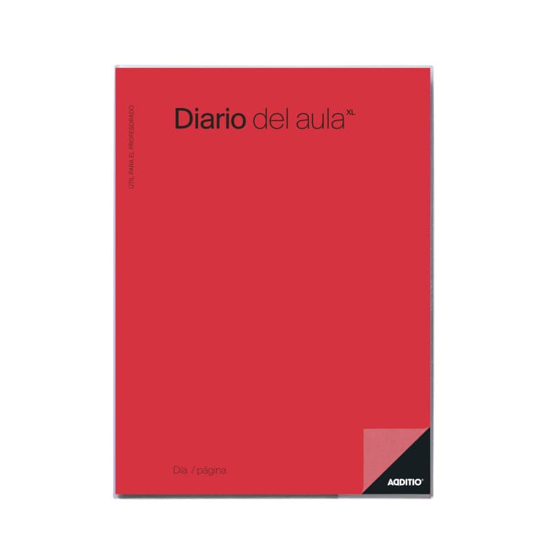 Agenda de Classe Additio - Organisation Quotidienne pour Enseignants - Rouge