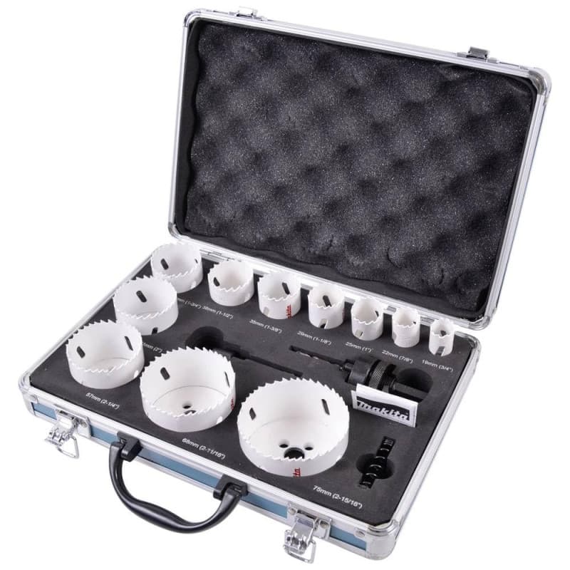 Coffret de Scies Cloches Makita pour Bois et Métal - 14 Pièces