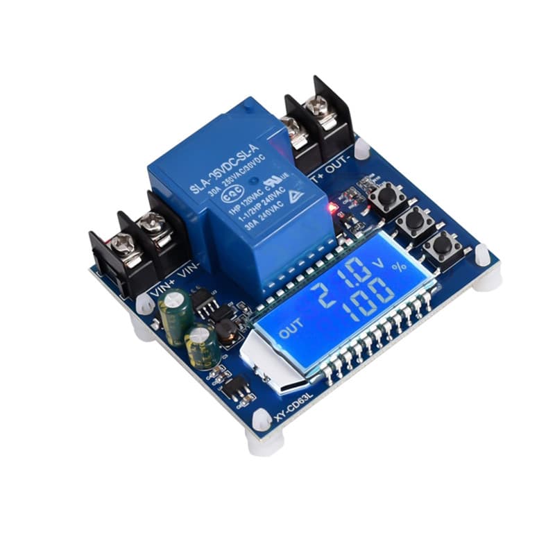 Moniteur de Batterie Nizirioo avec Écran LCD - Protection Automatique 6V-60V
