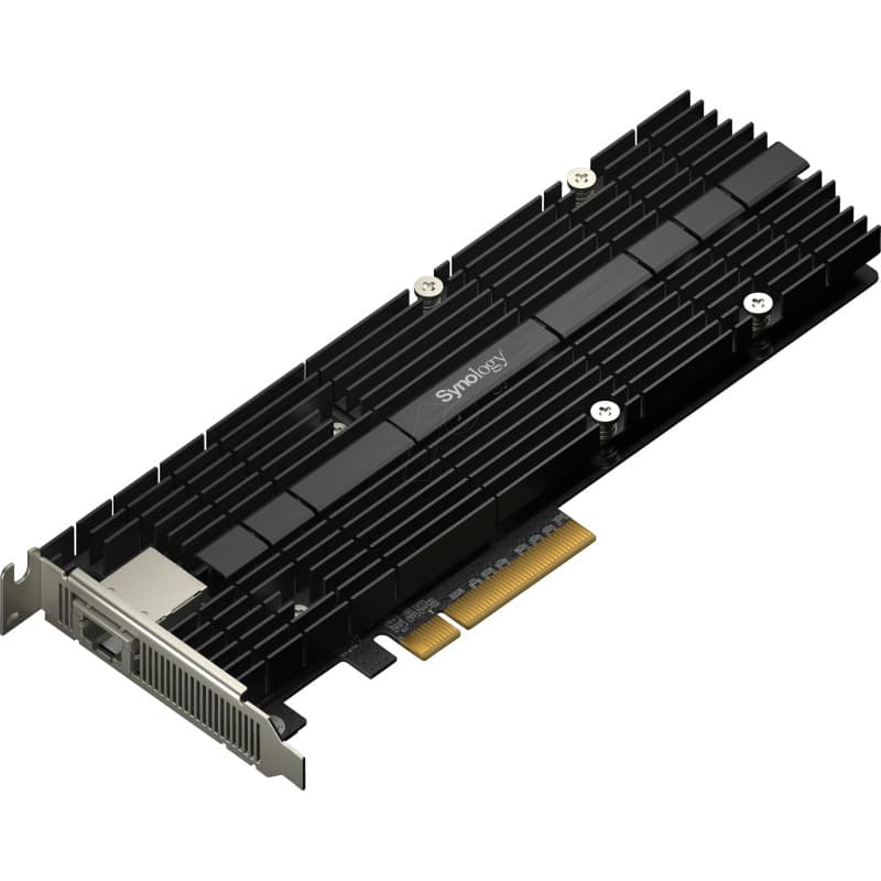 Carte d'extension Synology E10G20-T2 pour NAS - 10GbE et SSD M.2