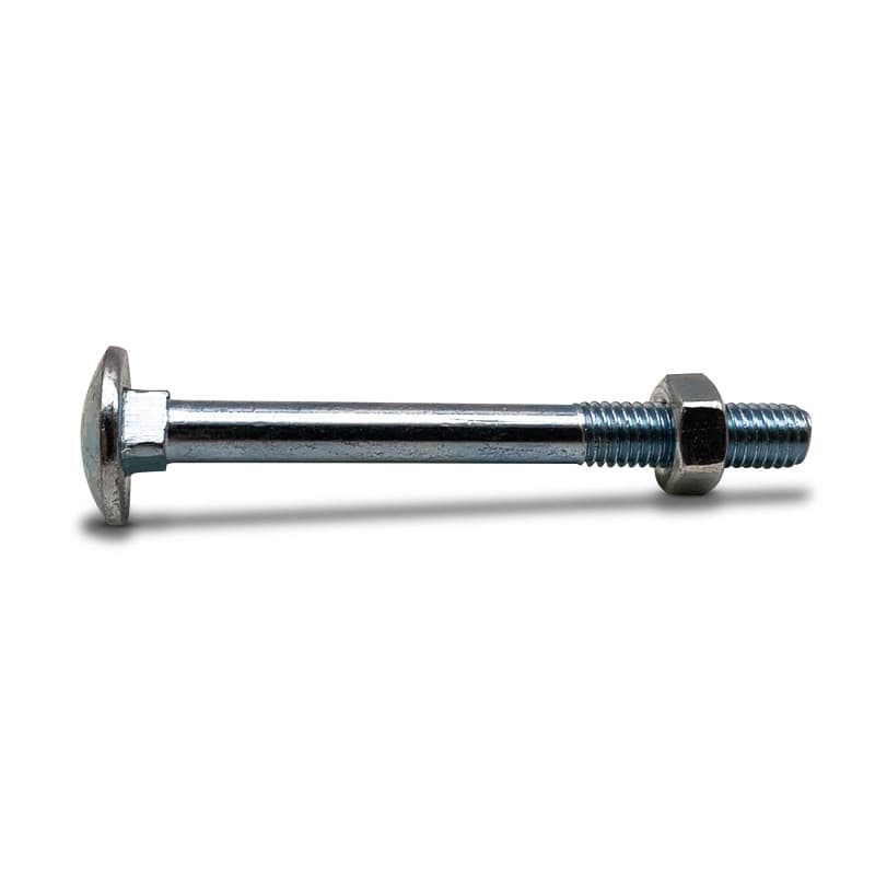 Vis à Tête Ronde DOJA avec Col Carré - Pack de 20, 8 x 80mm