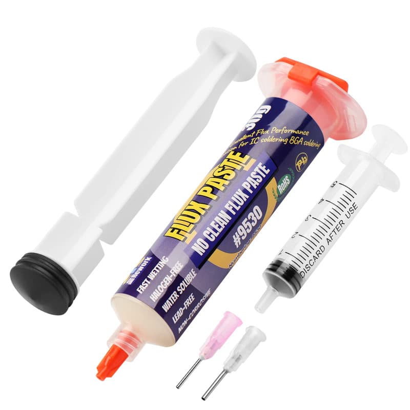 Flux de Pâte à Souder Sans Plomb BEEYUIHF - Seringue 30ml pour Soudure BGA PCB SMD