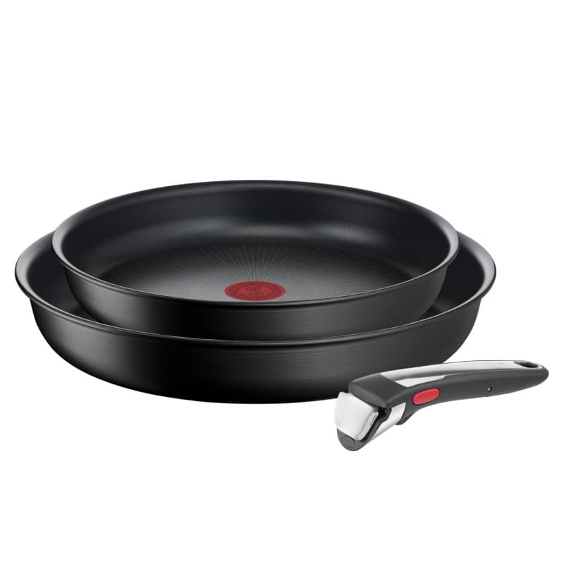 Tefal Ingenio Lot de 2 Poêles avec Poignée Amovible - Induction et Antiadhésif