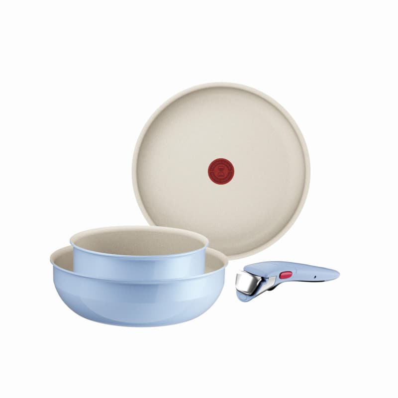 Batterie de Cuisine Tefal Ingenio Serenity 4 Pièces avec Poignée Amovible