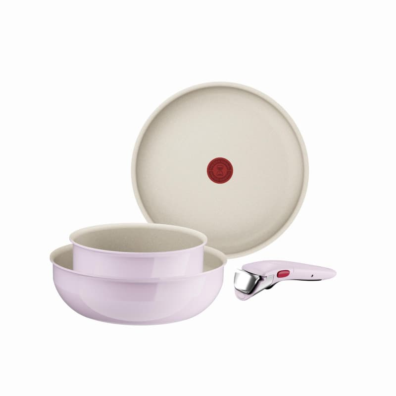 Batterie de Cuisine Tefal Ingenio Serenity 4 Pièces avec Poignée Amovible