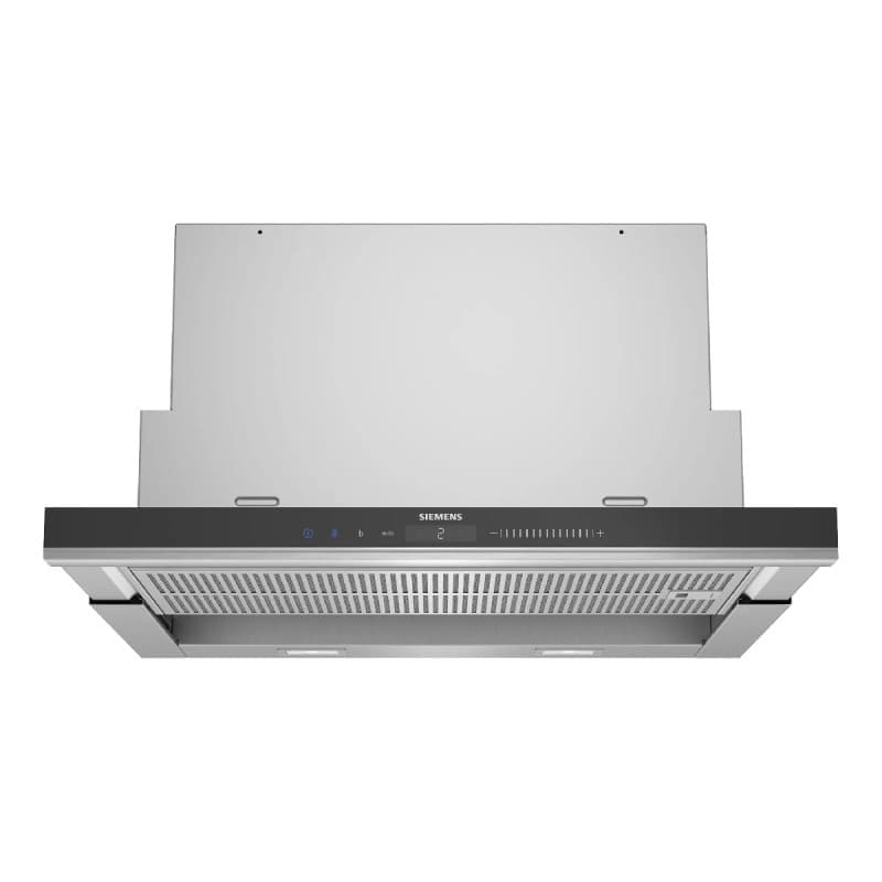 Hotte Semi-Intégrée Siemens iQ700 LI69SA684 en Acier Inoxydable Noir - Débit 935 m³/h