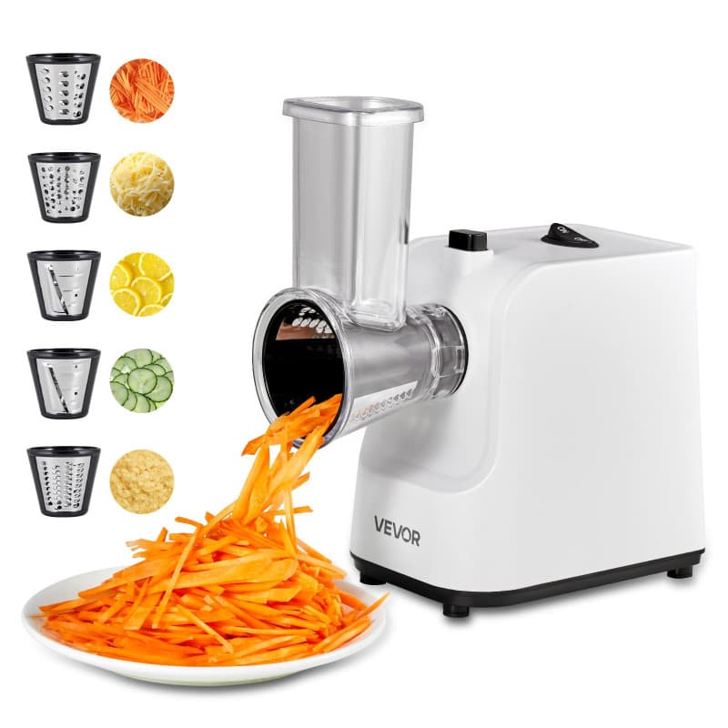 Trancheuse Électrique VEVOR 5 en 1 pour Légumes et Fromages