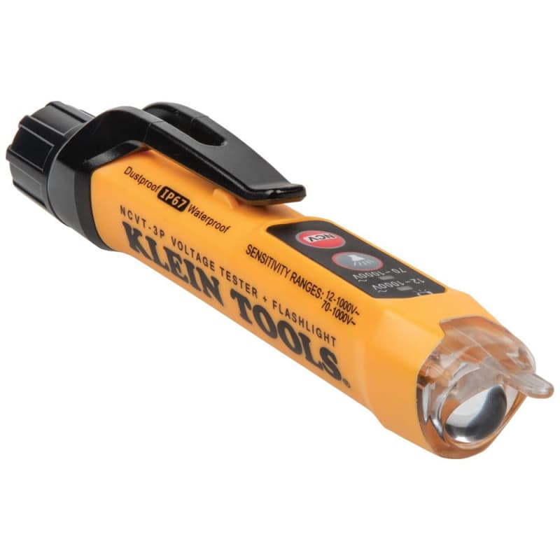 Testeur de Tension Sans Contact Klein Tools NCVT3P avec Lampe Intégrée