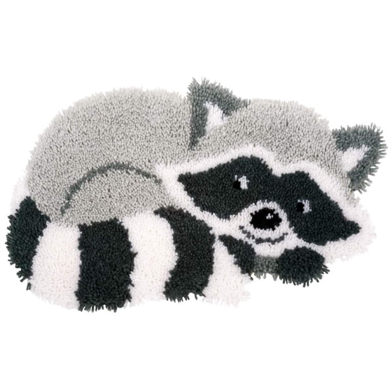 Kit de Tapis Point Noué Raton Laveur - Vervaco DIY Créatif