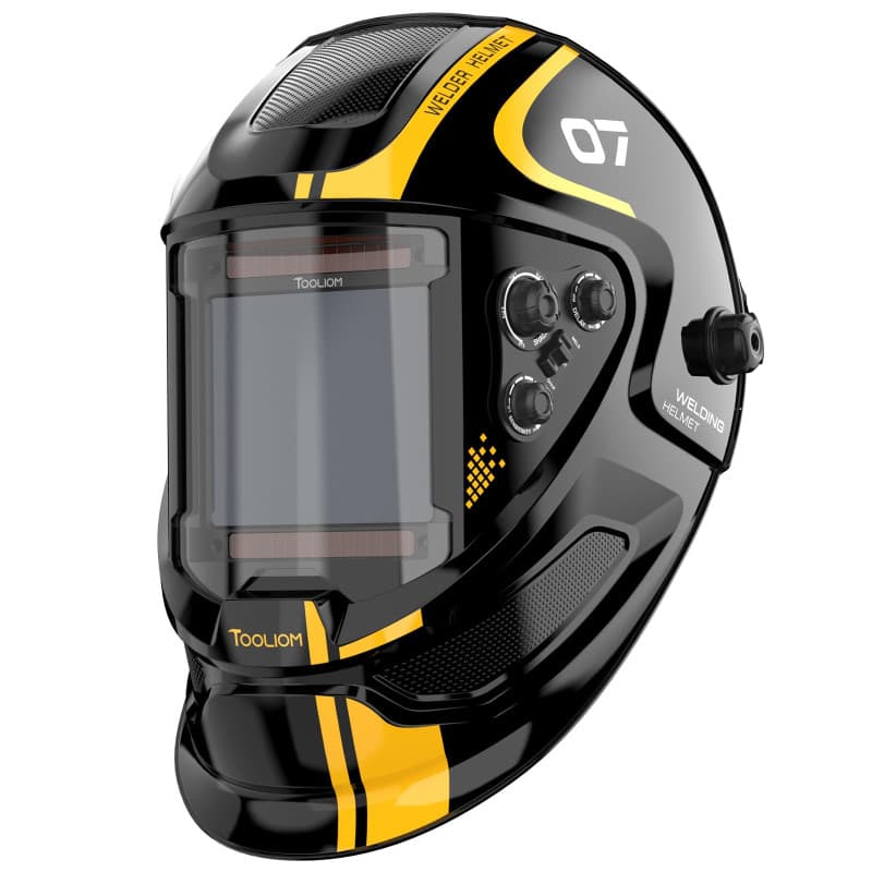 Casque de Soudage TOOLIOM avec Large Champ de Vision et Obscurcissement Automatique