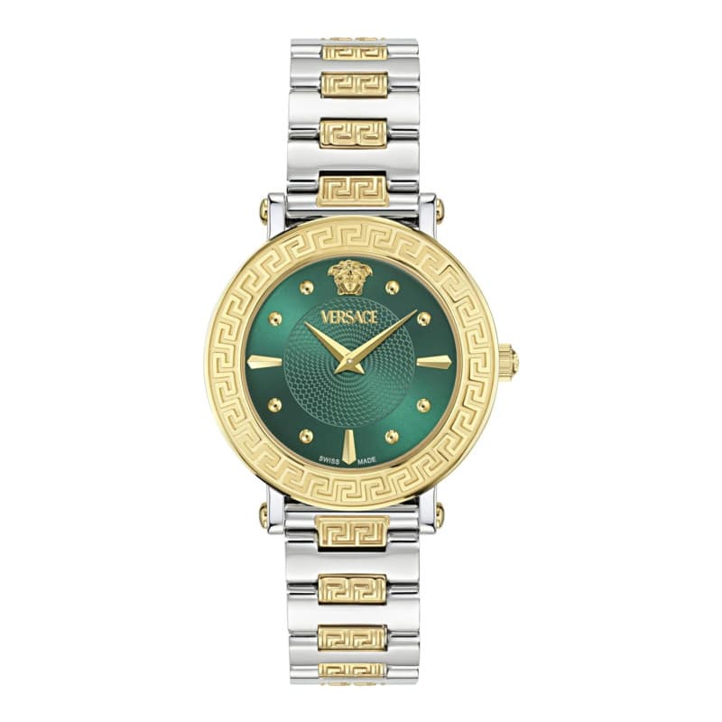 Montre Analogique Versace avec Aiguilles Lumineuses - Swiss Made