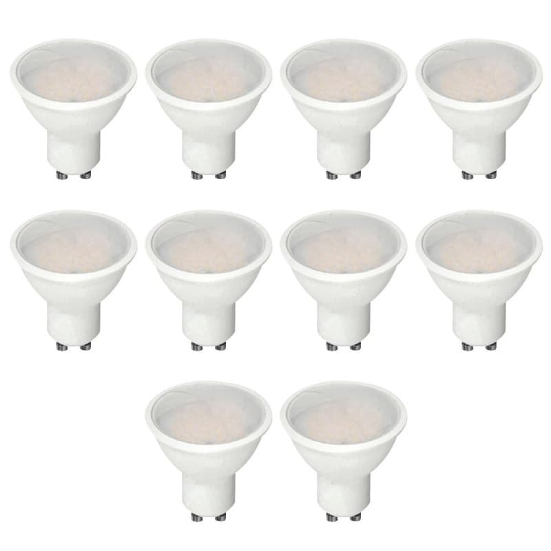 Lot de 10 Ampoules LED GU10 10W Blanc Froid - Équivalent 70W