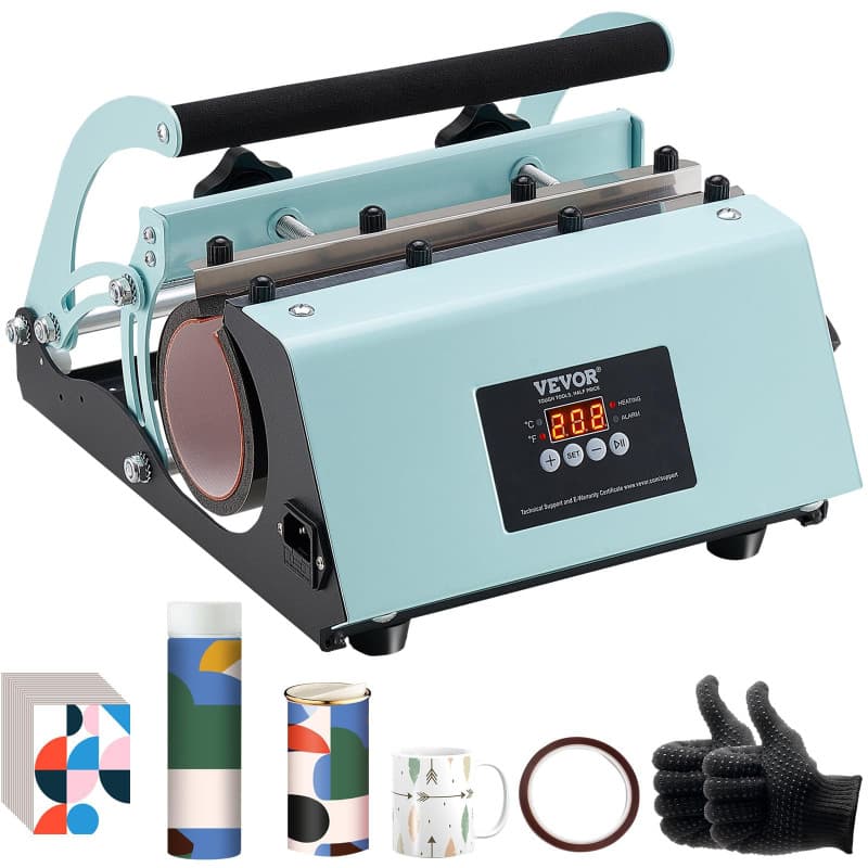VEVOR Presse à Chaud pour Tasses - Machine de Sublimation Vert