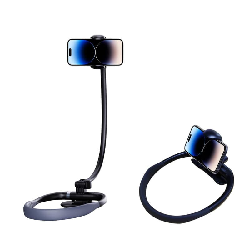 Support universel pour téléphone portable - Col de cygne - Rotation à 360 ° - Réglable - Pour téléphone portable de 4,7" à 6,7"