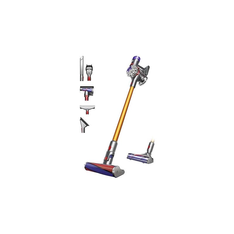 Dyson V8 Absolute Aspirateur sans Fil, 115 AW, Jusqu’à 40 Min d’autonomie, Brosse Motorbar Anti-enchevêtrement, élimine Les Poil